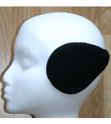 Black Wraparound ear muffs earmuffs warmers